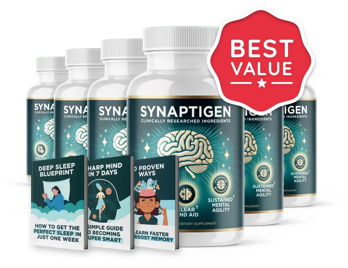 Synaptigen six bottles plus bonus